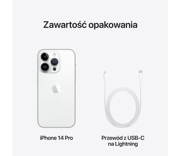 Apple iPhone 14 Pro 256GB Silver - 1070891 - zdjęcie 10